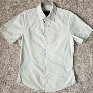 Bonobos Button Down Shirt Mens M Tailored Fit Stretch Short Sleeve Excellent